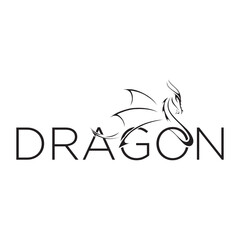 stylized dragon illustration 