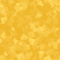 イチョウの葉っぱシームレス背景素材	