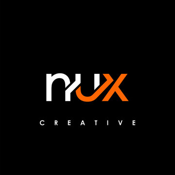 NUX Letter Initial Logo Design Template Vector Illustration
