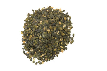 pumpkin seeds isolated