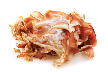 dried ham isolated
