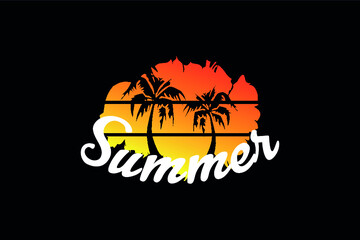 Summer T shirt design