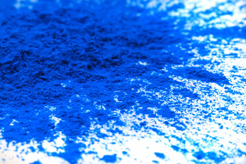 Obraz premium cyan laser powder isolated