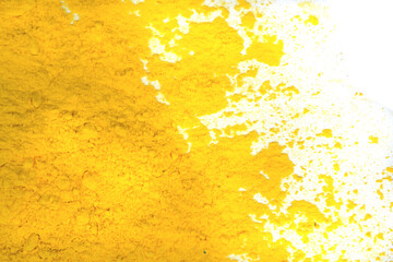yellow laser powder isolated