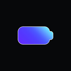 Battery blue gradient vector icon