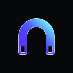 Big Magnet blue gradient vector icon