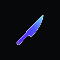 Big Knife blue gradient vector icon