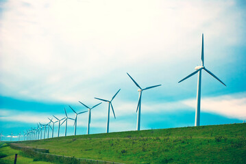 wind turbines