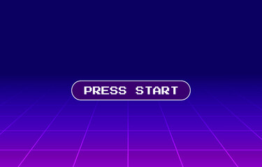 terto game button with text 