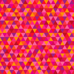 Seamless triangle pattern. Multicolored background. Abstract geometric wallpaper of the surface.  Print for polygraphy, posters, t-shirts and textiles. Bright texture. Doodle for design