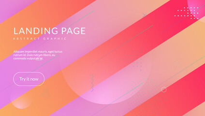 Rainbow Banner. Dynamic Flyer. Multicolor Brochure. Wavy Abstract Background. 3d Landing Page. Graphic Paper. Geometric Element. Pink Hipster Shape. Violet Rainbow Banner