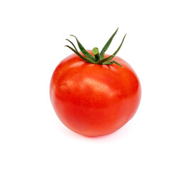 Tomato isolated on white background. 