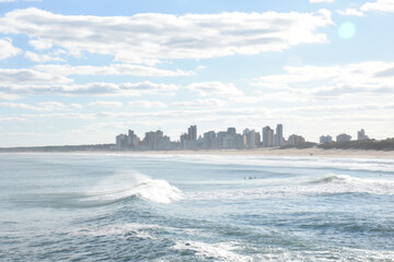 City ​​seen from the sea
