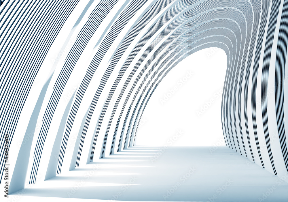 Poster abstract white background. light texture with an abstract tunnel. black-white simple background. abs
