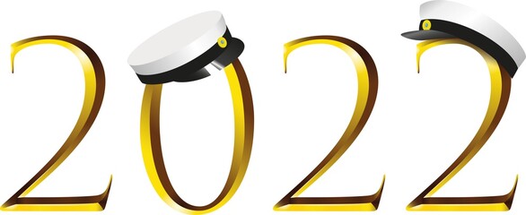 Graduation 2021, traditional Swedish "Studenten" caps, to celebrate the finish  from Gymnasium. 