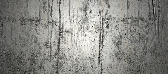 Concrete wall. Weathered old paints on the spilled wall.	