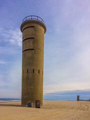 World War II Observation Towers on the Beach © Maureen