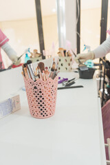 Utensils of a beauty and spa salon.