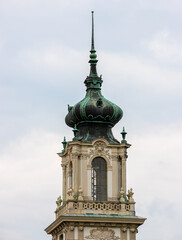 Architectural details at Festetics Palace in Keszthely - Hungary