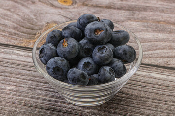 Ripe sweet tasty blueberries heap