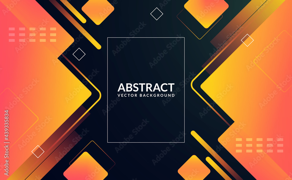 Poster abstract blue green gradient wavy geometric technology background modern with colorful style gradien