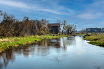 Wkra rzeka, Wkra river © SebbPL