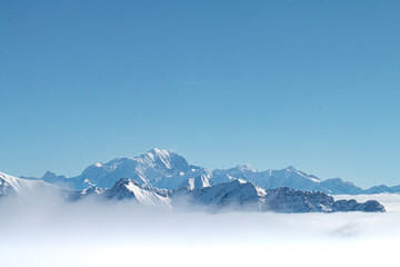 Mer de nuages au Semnoz en hiver