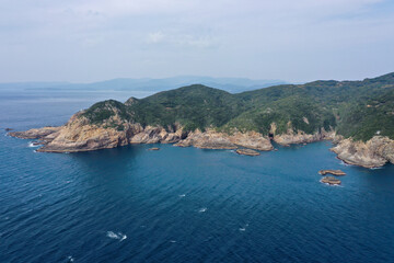 高知県土佐清水市　臼碆周辺の風景