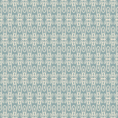 Ornate background pattern with decorative elements in retro style, wallpaper. Seamless pattern, texture. Vector illustration