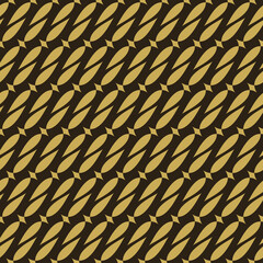 Abstract backgrounds patterns with simple decorative ornament on a black background, wallpaper. Seamless pattern, texture. Vector image