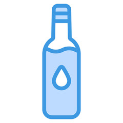 Mineral blue line icon