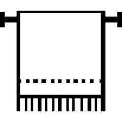 towel glyph icon