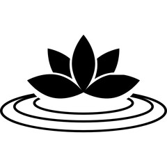 wellness glyph icon