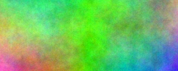 Fototapeta na wymiar A bit of everything green. Banner abstract background. Blurry color spectrum, texture background. Rainbow colors. Vivid colors spectrum background.