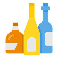 Alcohol flat icon