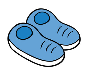 Cartoon vector illustration of shoe