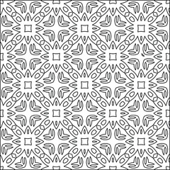 vector pattern with triangular elements. Geometric ornament for wallpapers and backgrounds. Black and white pattern. 