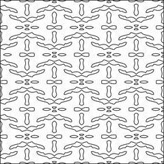  vector pattern with triangular elements. Geometric ornament for wallpapers and backgrounds. Black and white pattern. 