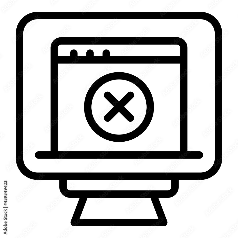 Poster data search engine icon. outline data search engine vector icon for web design isolated on white bac