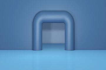 Room interior with Wall Background. 3D rendering ,3D illustration	