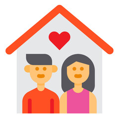 Family flat icon