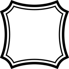decorative frame line icon