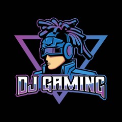 Rasta DJ Gaming Logo Design