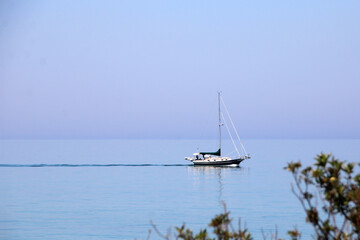 Fototapeta premium sailboat on the lake