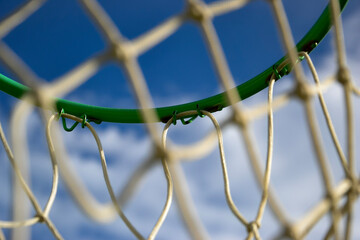 net on the grass