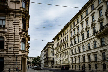 Fototapeta na wymiar ウィーン市内を散策する
