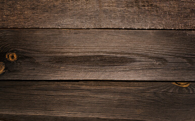 Background old horizontal wooden planks