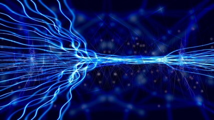 Geometric graphic connection background and lines dots Illustration.