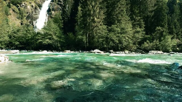 Landscape on the Sarca Stream