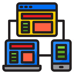 content color line style icon